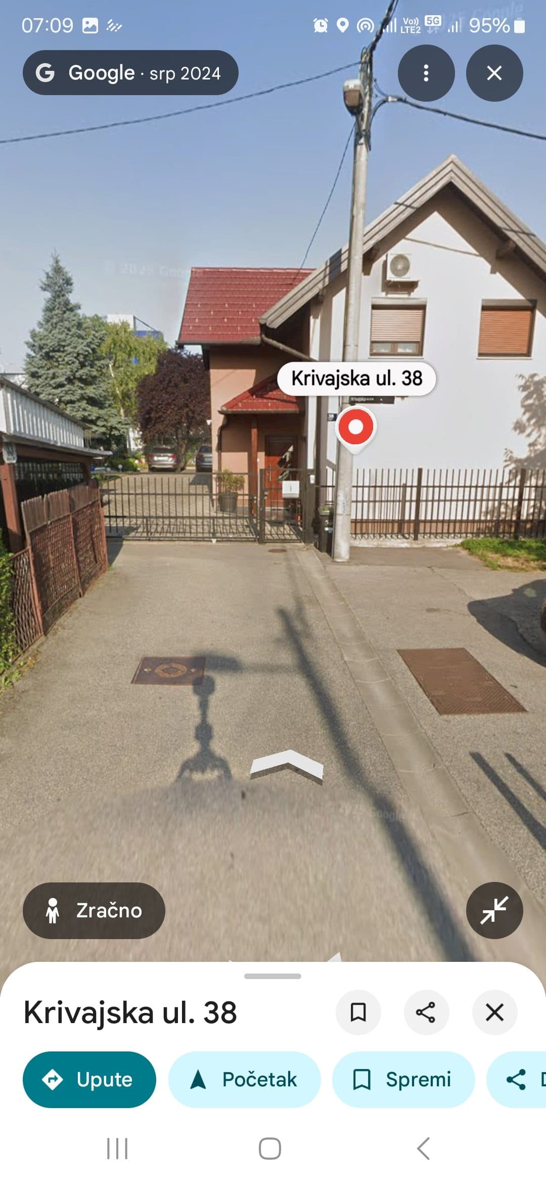 Krivajska ulica 38, Zagreb, Croatia parking