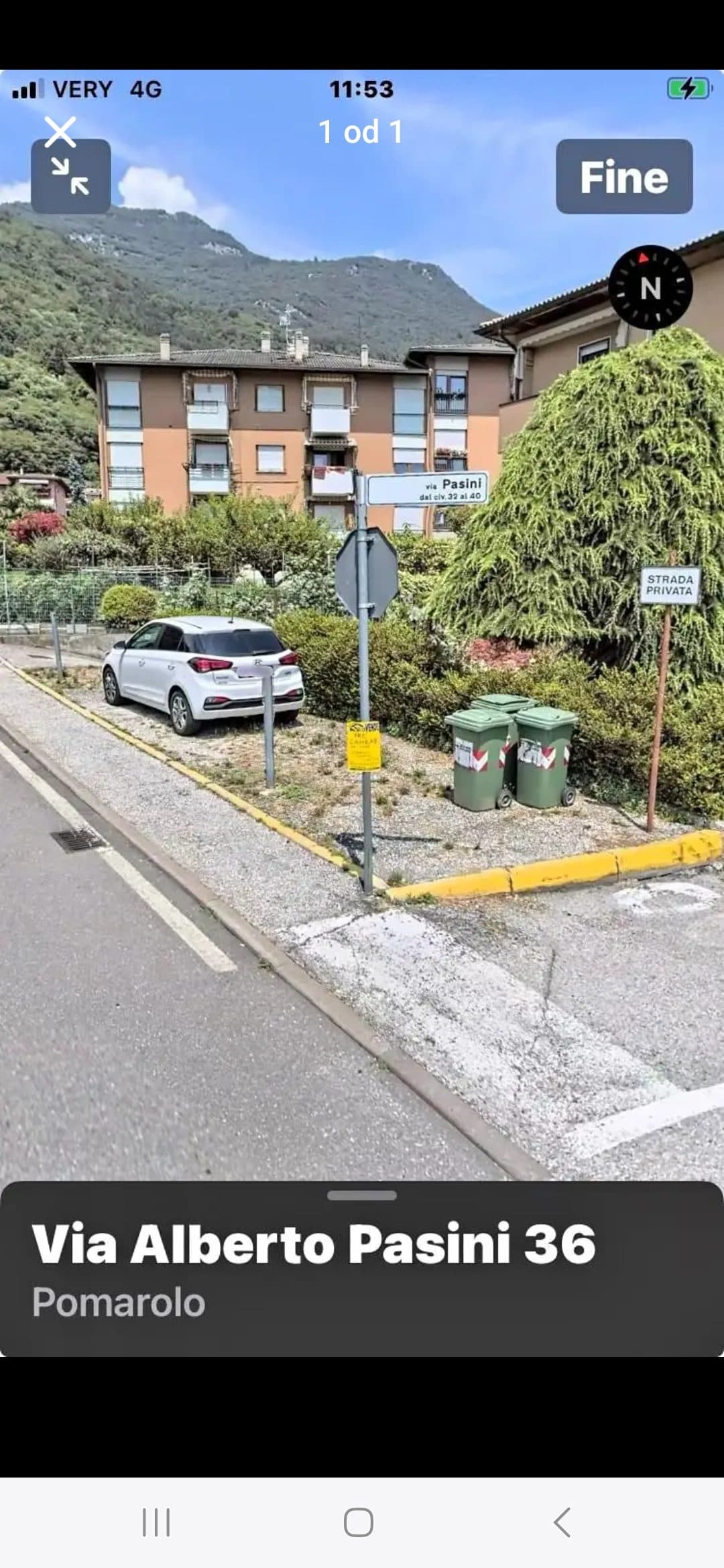 Via Pasini, 36, Pomarolo, Autonomous Province of Trento, Italy parking